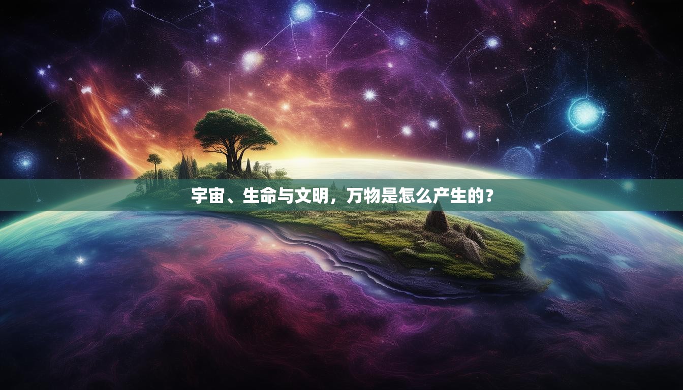 宇宙、生命与文明，万物是怎么产生的？