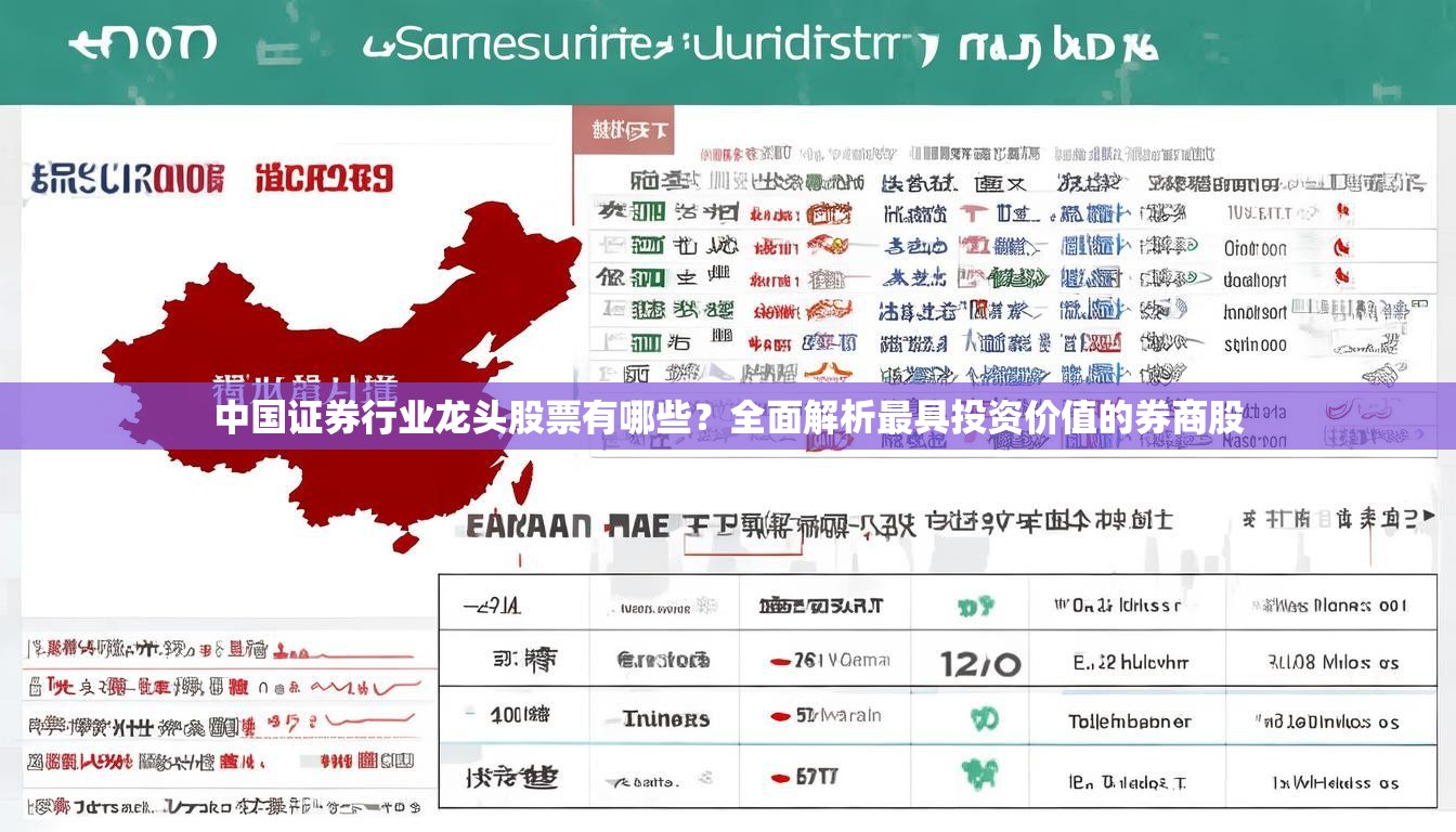 中国证券行业龙头股票有哪些？全面解析最具投资价值的券商股