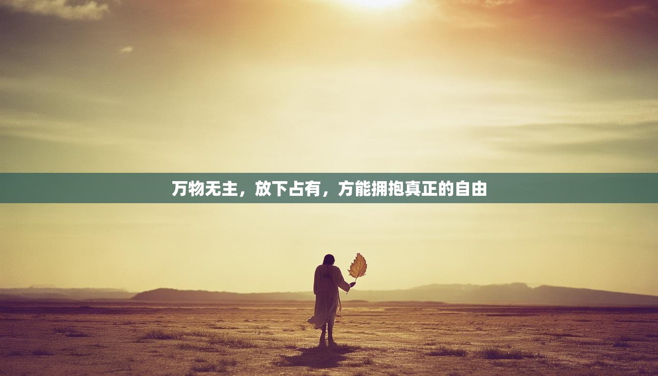 万物无主，放下占有，方能拥抱真正的自由