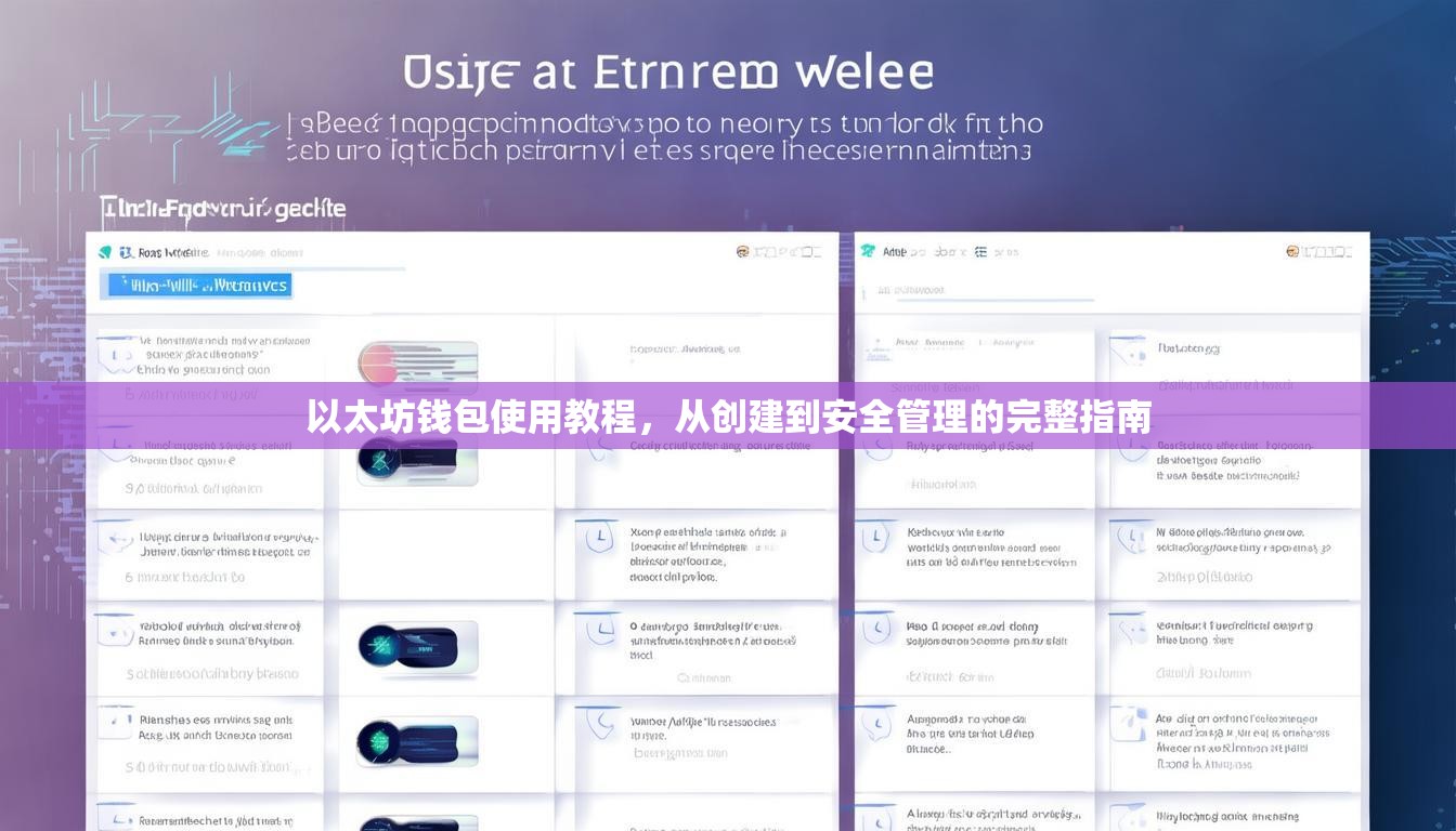 以太坊钱包使用教程，从创建到安全管理的完整指南