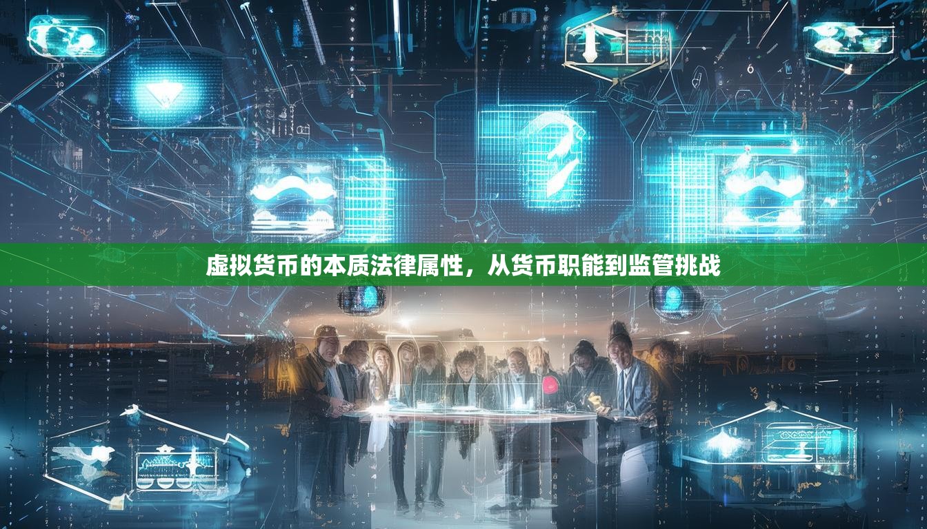 虚拟货币的本质法律属性，从货币职能到监管挑战