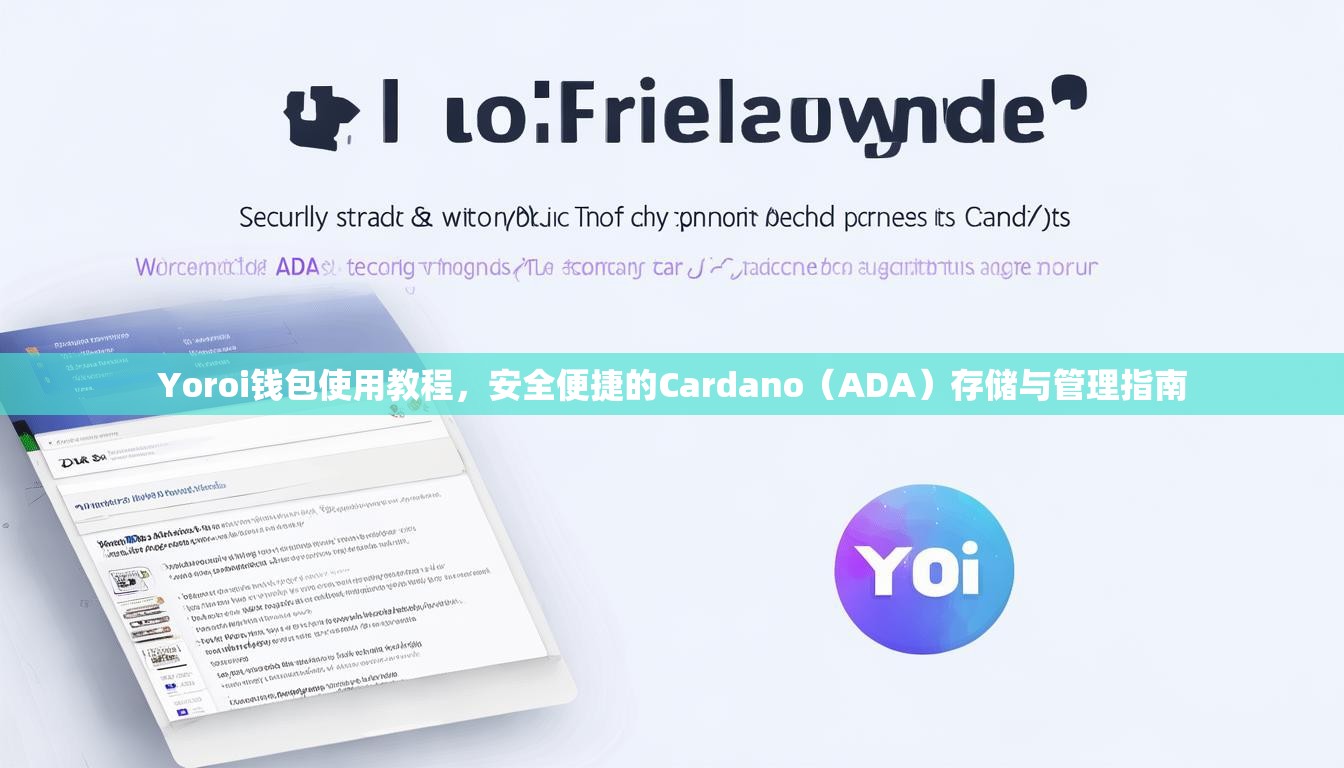 Yoroi钱包使用教程，安全便捷的Cardano（ADA）存储与管理指南