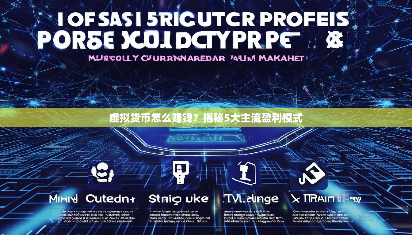 虚拟货币怎么赚钱？揭秘5大主流盈利模式