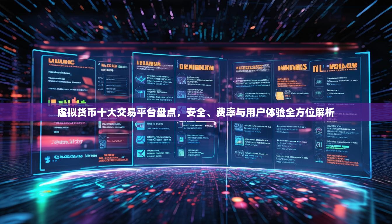 虚拟货币十大交易平台盘点，安全、费率与用户体验全方位解析