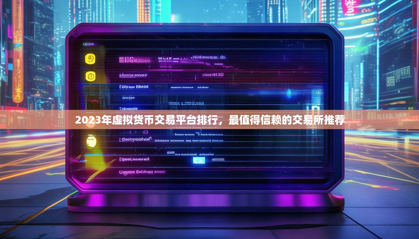 2023年虚拟货币交易平台排行，最值得信赖的交易所推荐