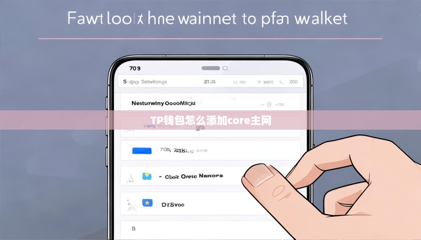 TP钱包怎么添加core主网