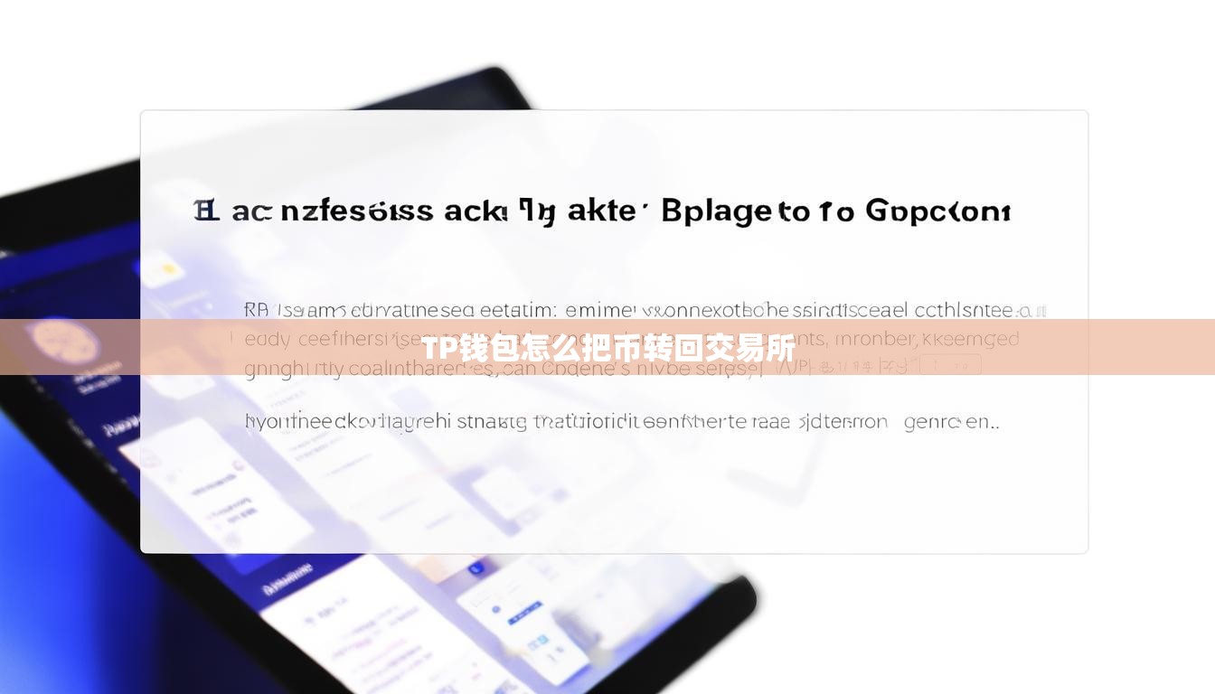 TP钱包怎么把币转回交易所