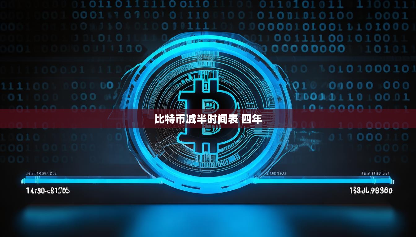 比特币减半时间表 四年