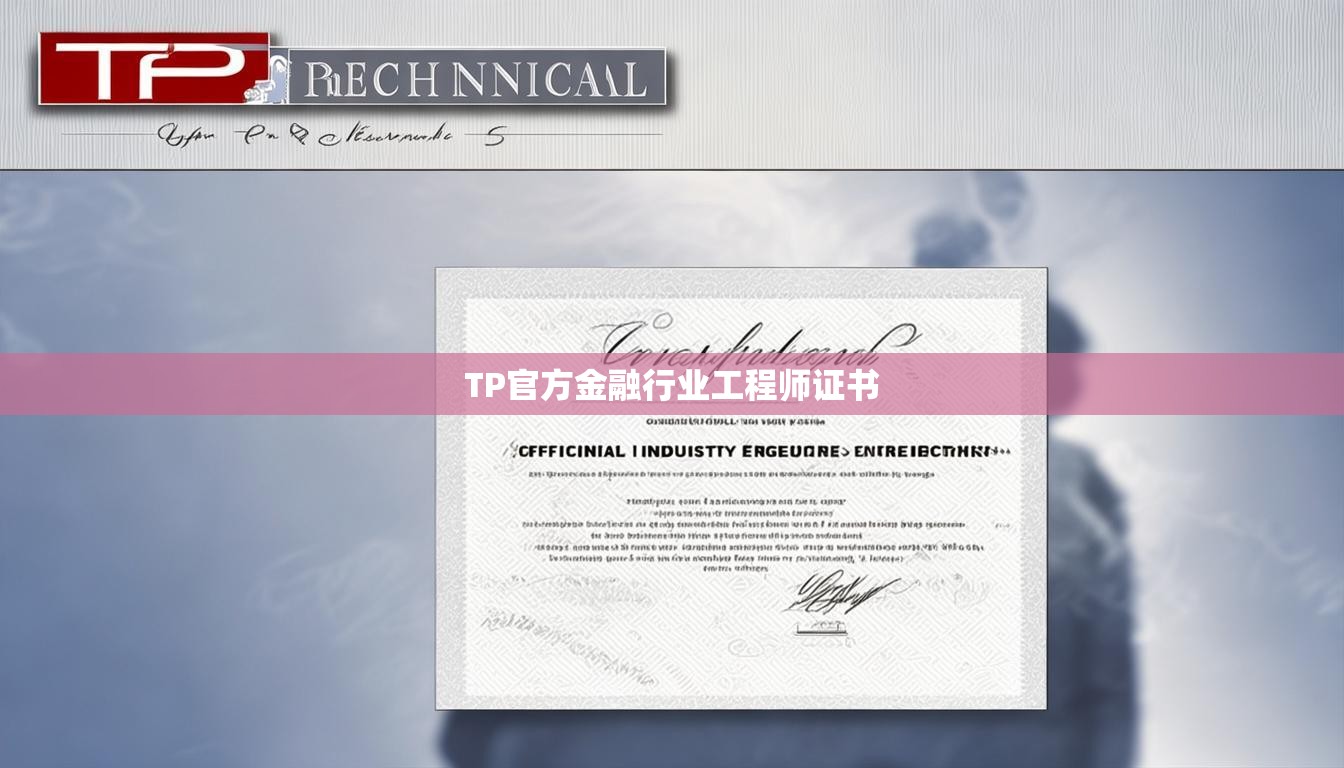 TP官方金融行业工程师证书